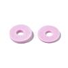 Flat Round Handmade Polymer Clay Beads CLAY-R067-10mm-26-6