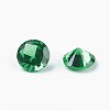 Cubic Zirconia Pointed Back Cabochons ZIRC-WH0001-B02-2