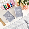 2Rolls Sparkle Polyester Mesh Ribbon with Paillettes OCOR-ME0001-61B-5