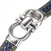 Men's Braided Leather Cord Bracelets BJEW-H559-15-3