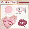 30Pcs Imitation Leather Snap Bottons BUTT-NB0001-90G-2