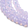 Baking Paint Transparent Glass Beads Strands DGLA-A034-J2mm-B06-4