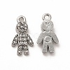 316 Surgical Stainless Steel with Crystal Rhinestone Pendants STAS-G305-04P-1