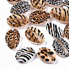 Printed Natural Cowrie Shell Beads SHEL-S266-18-1