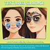 Plastic Makeup Painting Practice Board MRMJ-WH0101-004-2