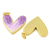 Brass Enamel Pendants KK-S401-16G-B-3