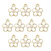 10Pcs Alloy Enamel Pendants FIND-FS0005-32C-1