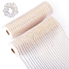 2 Rolls PP Decor Mesh Ribbon with Metallic Foil for Wreath Swags Party Decoration OCOR-TA0003-40-1
