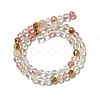 Cherry Quartz Glass Beads Strands G-P476-01B-01-3