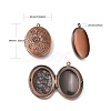 Brass Locket Pendants ECF133-2R-2