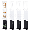 12 Sets 3 Colors 10-Hole Acrylic Vertical Earring Display Stands EDIS-PH0001-76-1