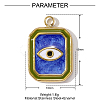 304 Stainless Steel Enamel Charms STAS-OY001-93G-2