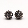 Polymer Clay Rhinestone Beads RB-A053-4mm-12-1