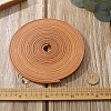Flat Cowhide Leather Cord WL-GF0001-10B-01-3