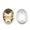 Pointed Back Glass Rhinestone Cabochons RGLA-T080-6x8mm-04-2