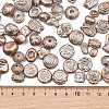 Antiqued Acrylic Beads AC-CBAAA05-01G-3