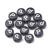 Opaque Acrylic Beads X-SACR-N002-02P-2