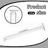 Transparent Acrylic Pipe AJEW-WH0475-51L-2