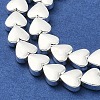 Electroplated Synthetic Non-Magnetic Hematite Beads Strands G-U003-19A-02-3