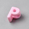 Acrylic European Beads OACR-WH0050-09P-2