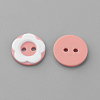 2-Hole Acrylic Buttons X-BUTT-S020-34-2