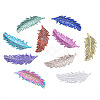 40Pcs 10 Colors 201 Stainless Steel Filigree Pendants STAS-TA0001-92-13