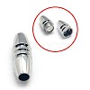 Tarnish Resistant 304 Stainless Steel Magnetic Clasps with Glue-in Ends STAS-E006-63-1