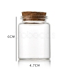 Glass Bottle CON-WH0085-73B-1