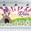 Easter Polyester Hanging Banner Sign AJEW-WH0190-057-1