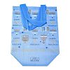 Hanukkah Theme Non-Woven Reusable Folding Gift Bags with Handle ABAG-NH0001-01C-1