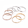 Fashion 201 Stainless Steel Bangle Sets BJEW-L664-024A-M-1-2
