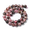 Natural Rhodonite Beads Strands G-C029-04A-3