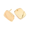 SHEGRACE Brass Stud Earring Findings XGRQ6M683-906G-2