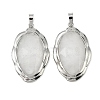 Natural Quartz Crystal Faceted Pendants G-D102-02P-03-1