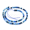 Natural Striped Agate/Banded Agate Beads X-G-J371-01-6mm-2