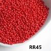 Opaque 11/0 Glass Seed Beads SEED-I013-2mm-RR45-1