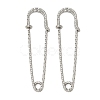 304 Stainless Steel Safety Pins Brooch Findings STAS-K252-11E-P-1