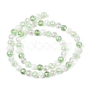 Electroplate Glass Beads Strands EGLA-D300-06-6mm-23-3