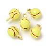 Alloy Enamel Pendants AL-CBAA1B9-07G-01-1