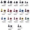 Craft Plastic Doll Eyes Stuffed Toy Eyes DIY-PH0001-62-2
