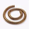 Electroplate Non-Magnetic Synthetic Hematite Beads Strands G-F510-03G-2