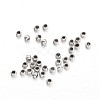 Rondelle Brass Crimp Beads X-KK-L134-33P-01-2