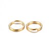 304 Stainless Steel Open Jump Rings STAS-O098-01G-01-2
