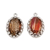 Brass Glass Pendants GL-CBABDD8-17P-02-1