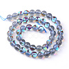 Synthetic Moonstone Beads Strands X-G-R375-6mm-B03-2