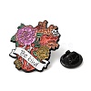 Body Organ & Flower Theme Enamel Pins JEWB-G024-01D-3