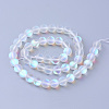 Synthetic Moonstone Beads Strands X-G-R375-6mm-A13-2