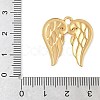 304 Stainless Steel Enamel Pendants STAS-P404-09G-02-3