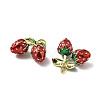 Brass Enamel Pendants X-KK-R229-07G-06-2