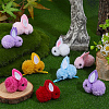 28Pcs 7 Colors Wool Felt Ball AJEW-SC0031-37B-4